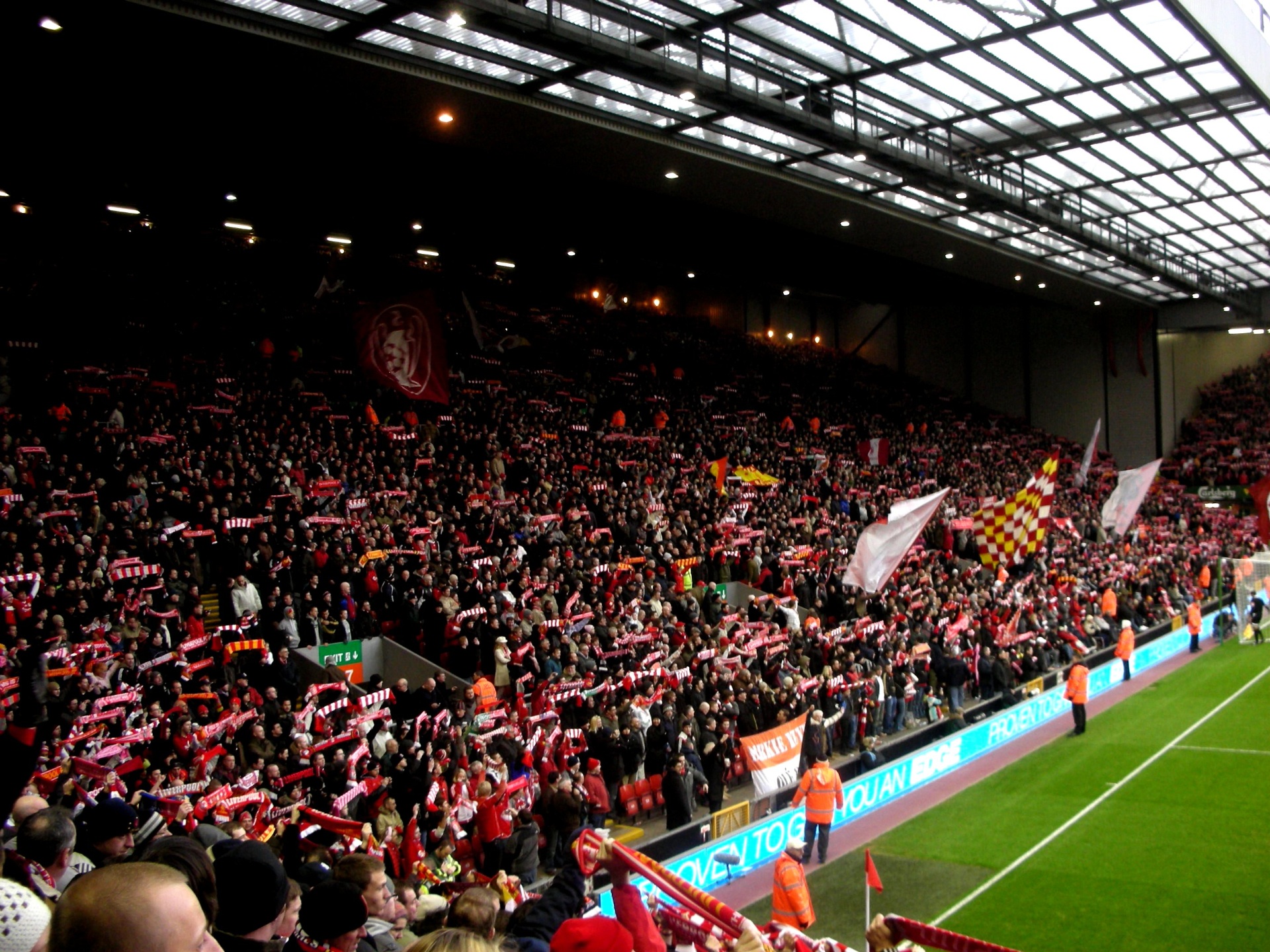 Liverpool, Anfield Road, The Kop, Travel Drift