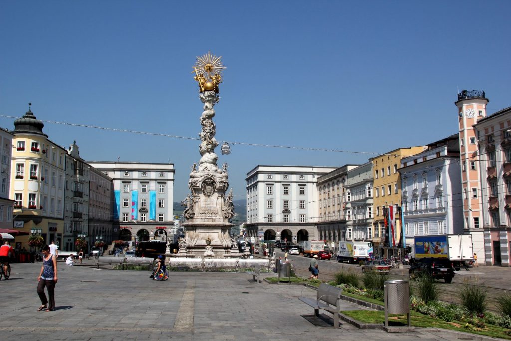 Pestsäule, Linz, Austria, Travel Drift