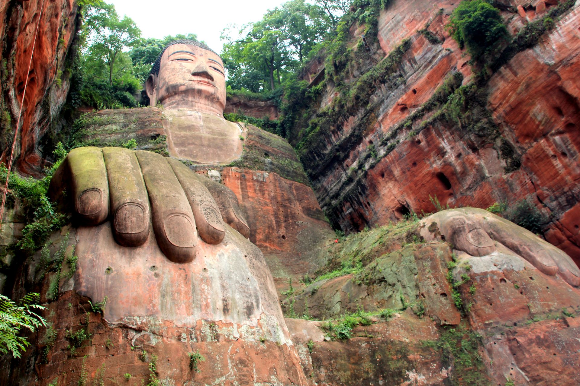 Biggest Sitting Buddha, Leshan, China, Asien, Travel Drift