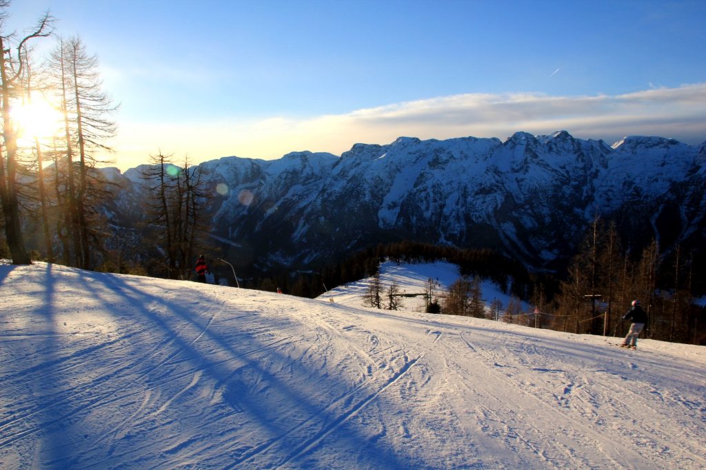 Blick auf die nördlichen Kalkalpen